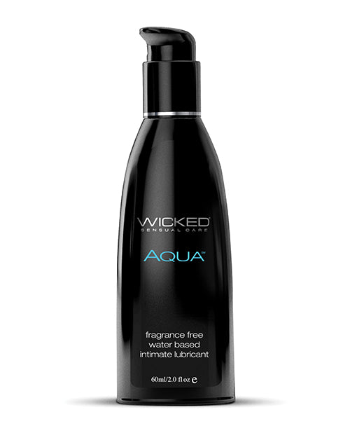 Wicked Sensual Care Aqua Water Based Lubricant - 2 oz Fragrance Free