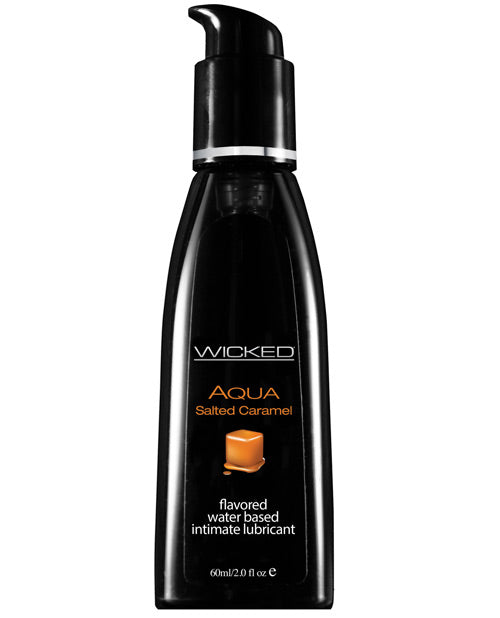 Wicked Sensual Care Aqua Water Based Lubricant  Salted Caramel