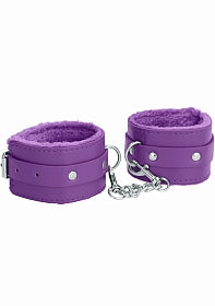 Plush Leather Handcuffs